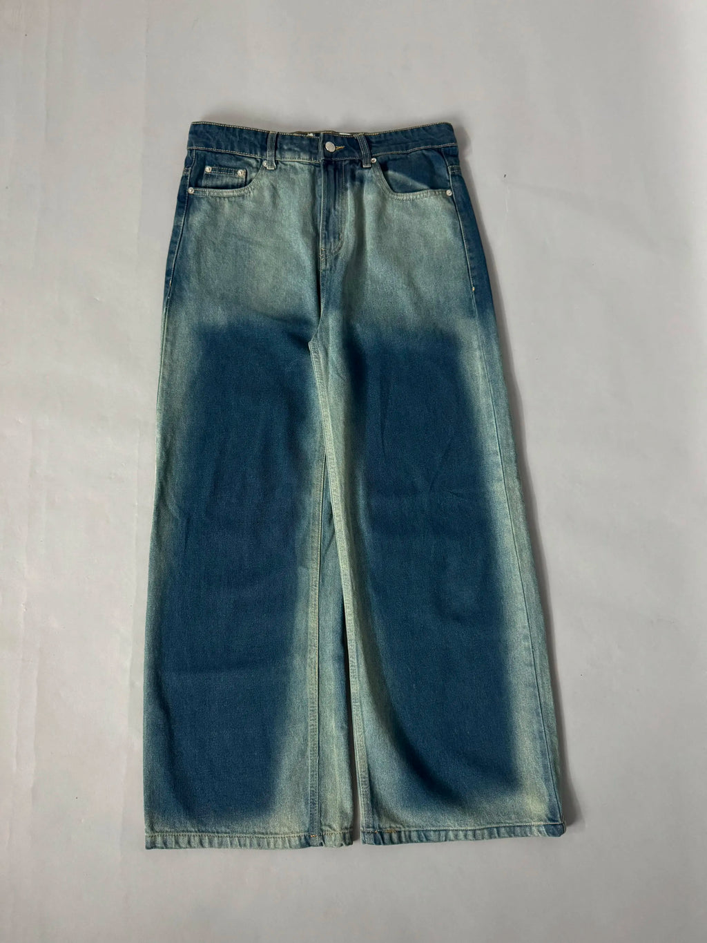 Vintage Ocean Blue Wash