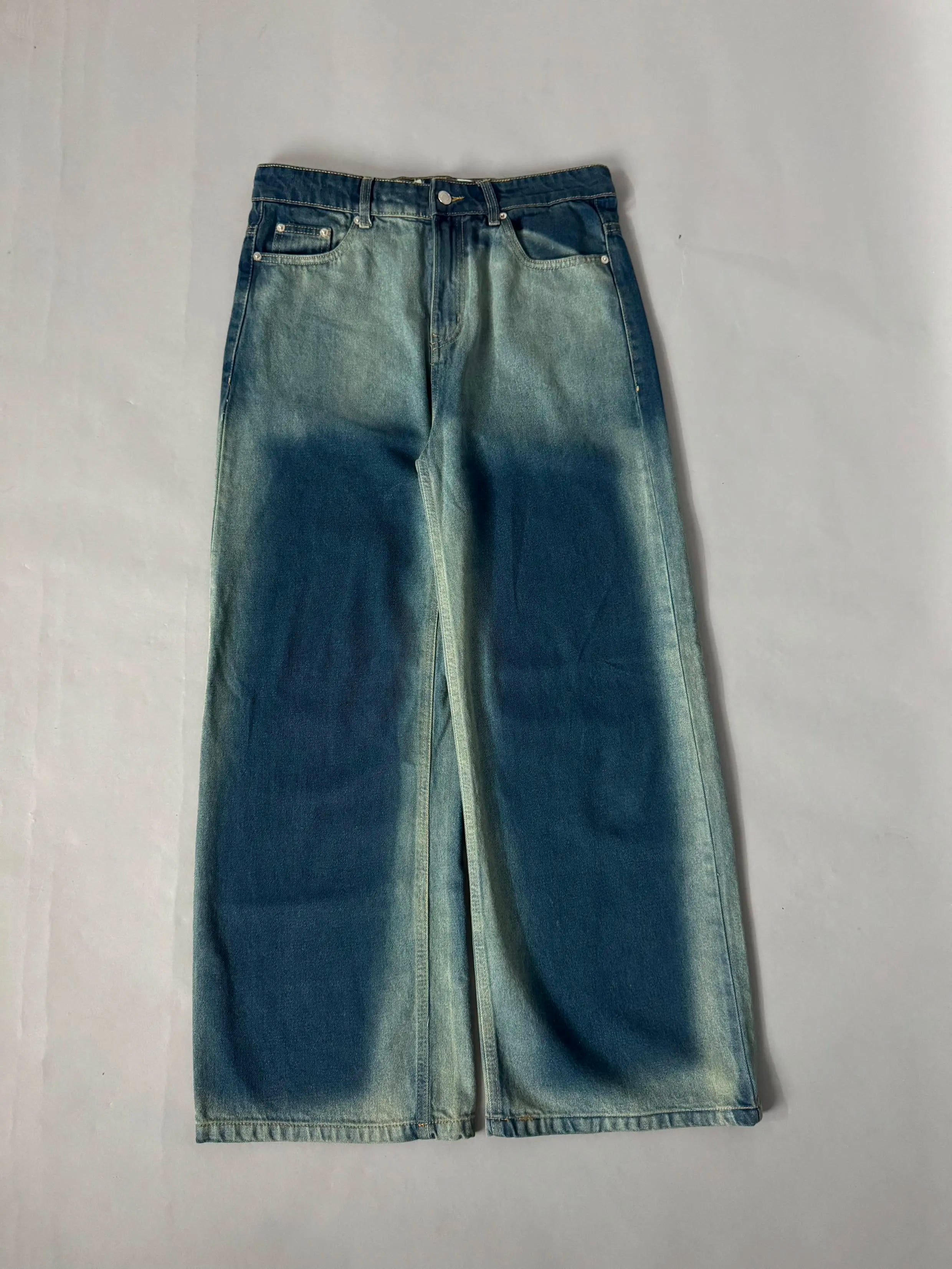 Vintage Ocean Blue Wash