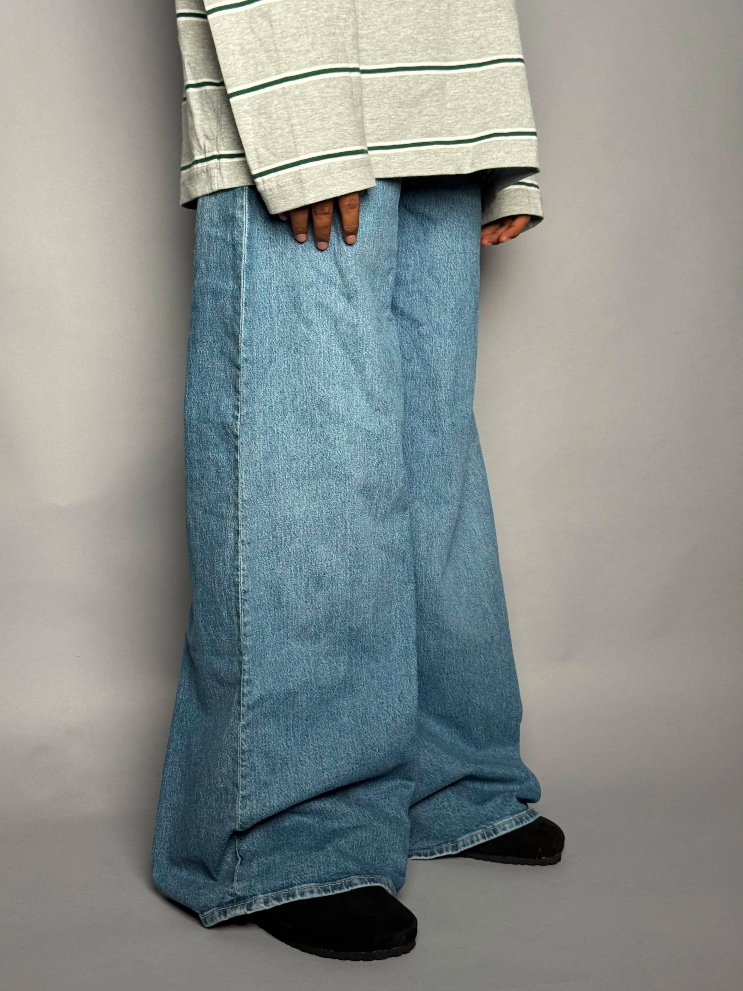 light blue wash