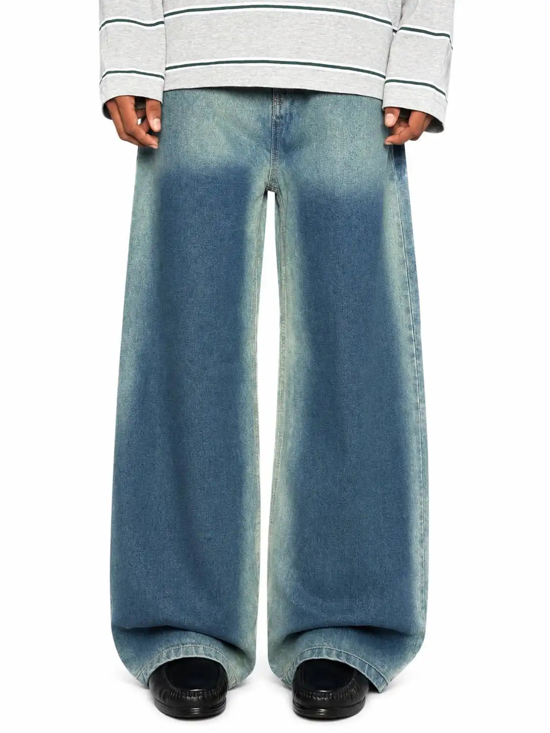 Vintage Ocean Blue Wash