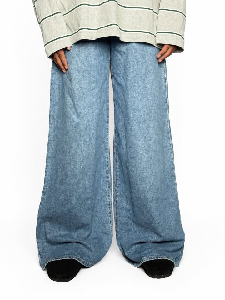 light blue wash