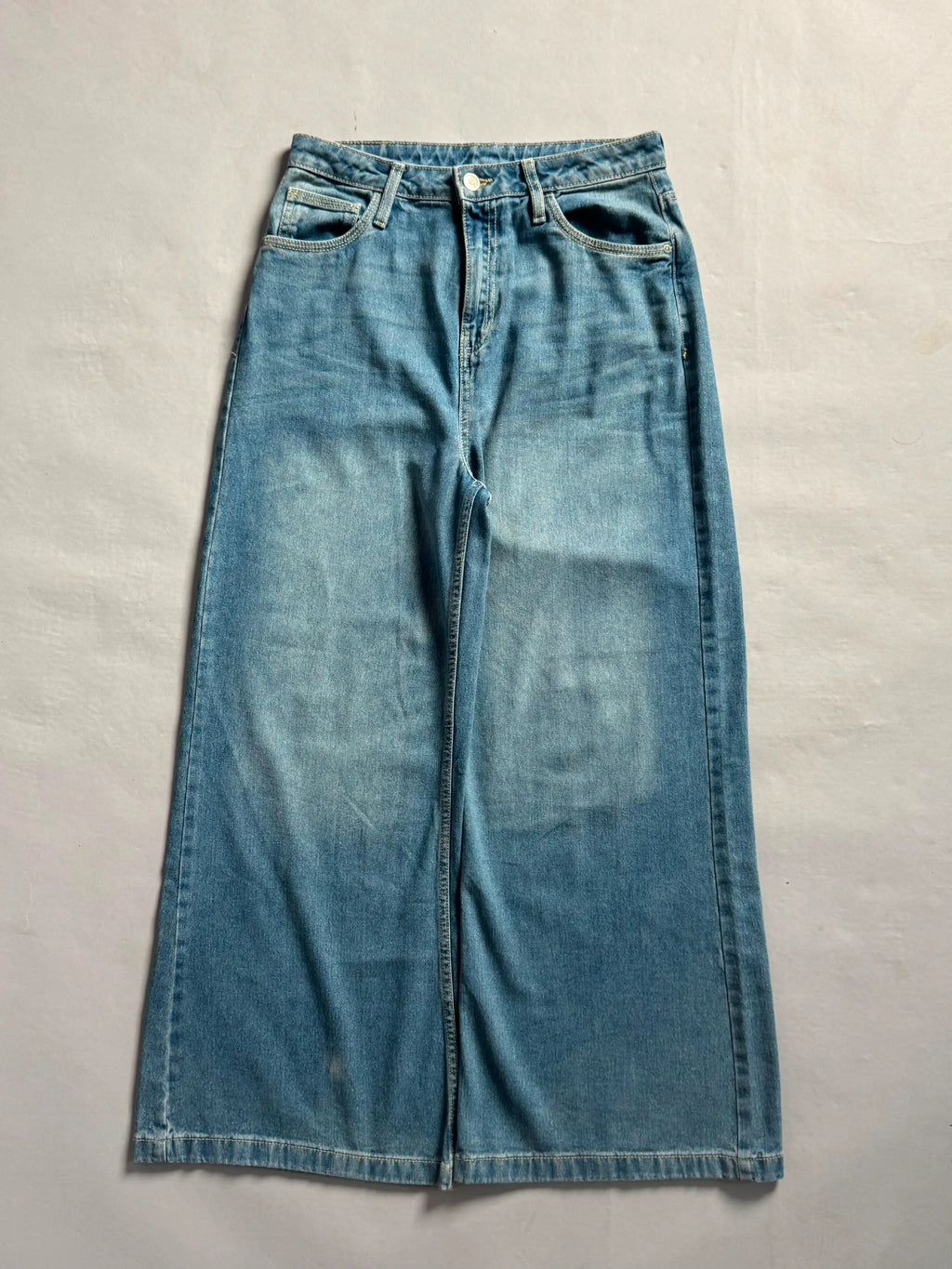 Light Blue Wide-Leg
