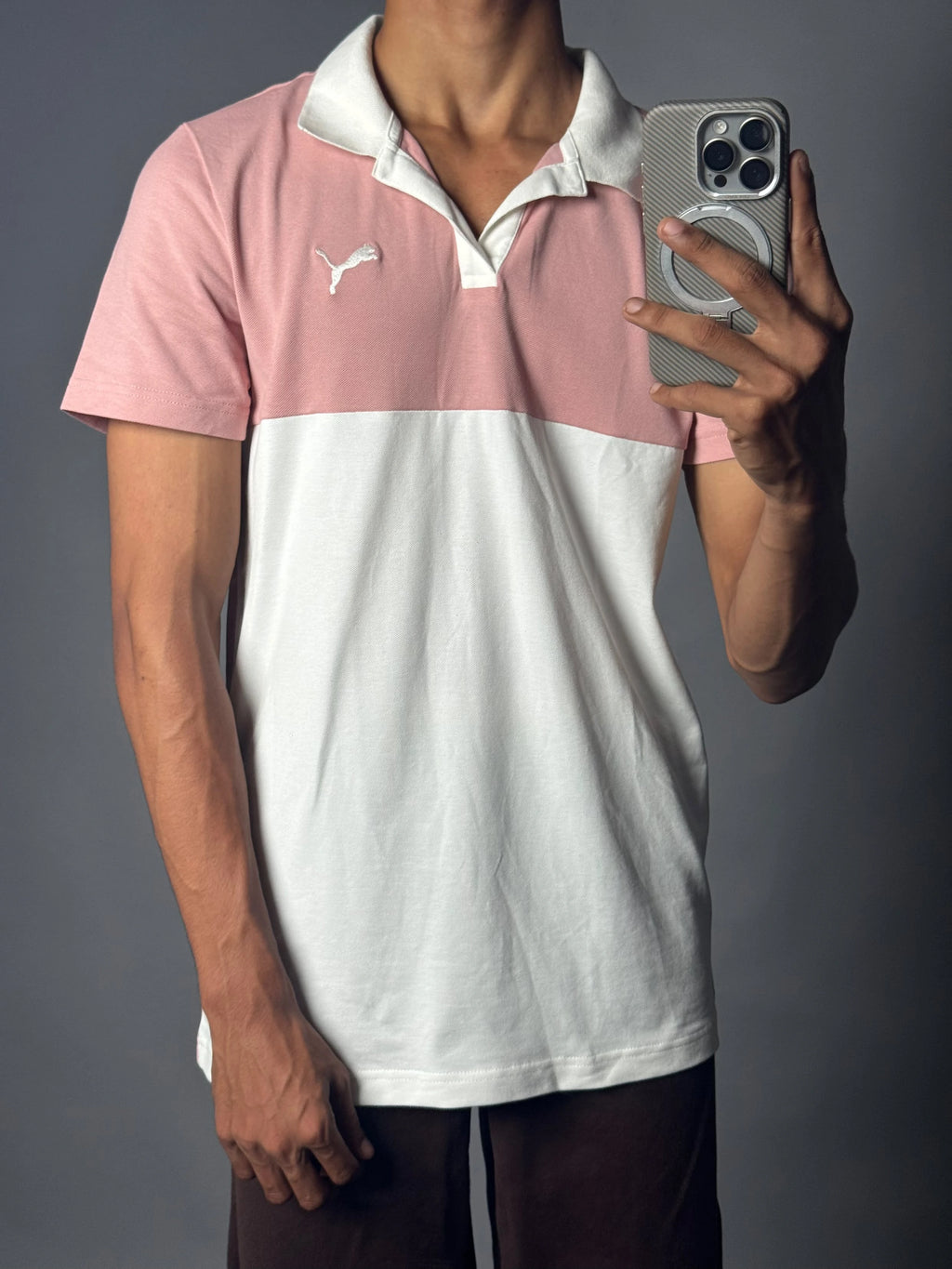 Polo Soft Pastel Pink / White