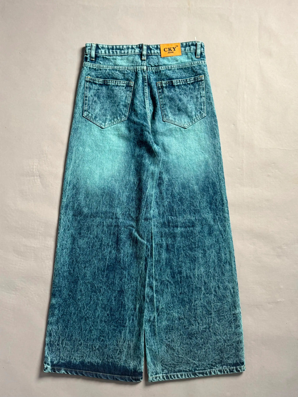 Mid-blue wash