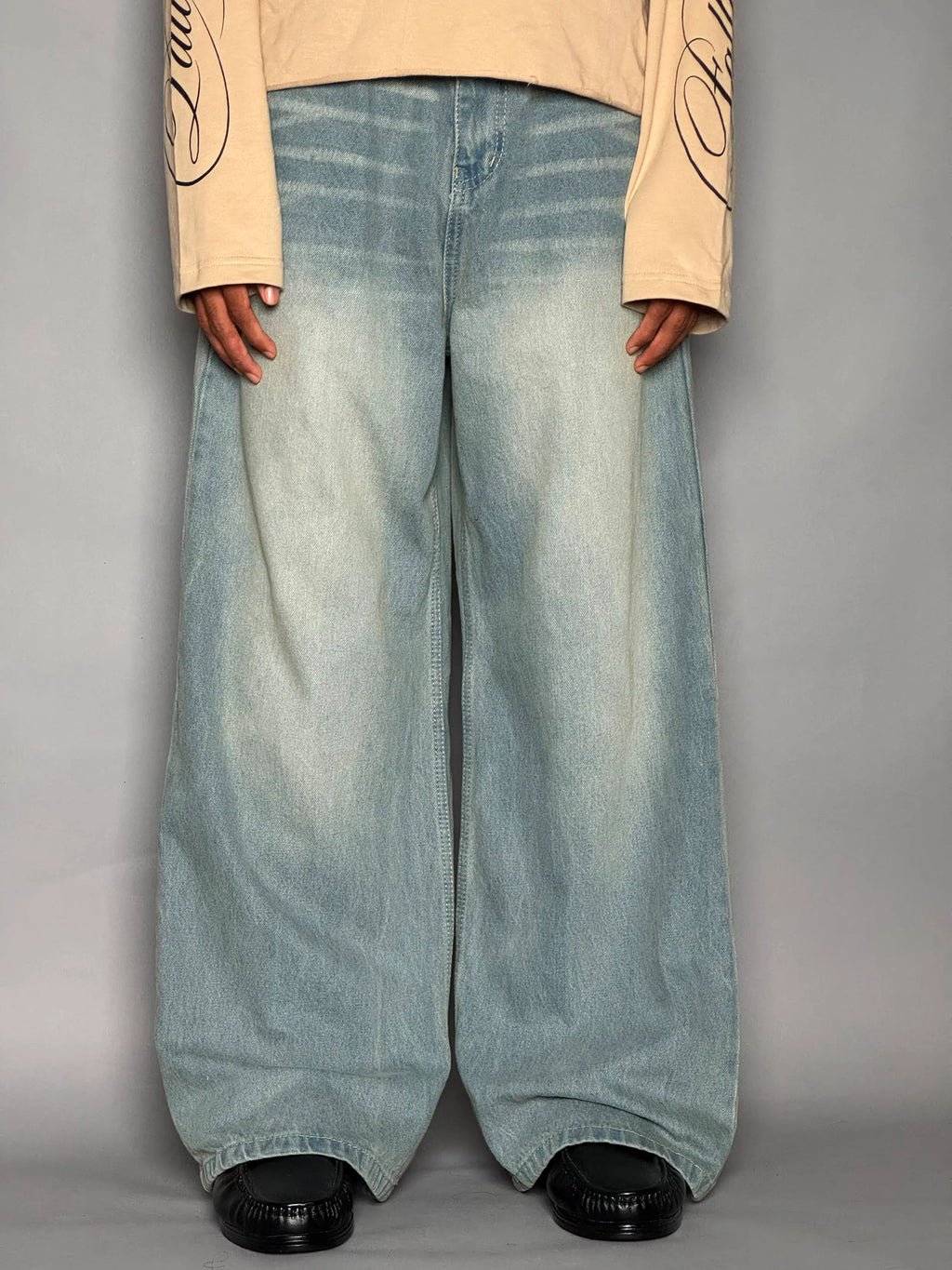 light blue vintage wash