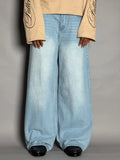 Ice blue Wide-leg