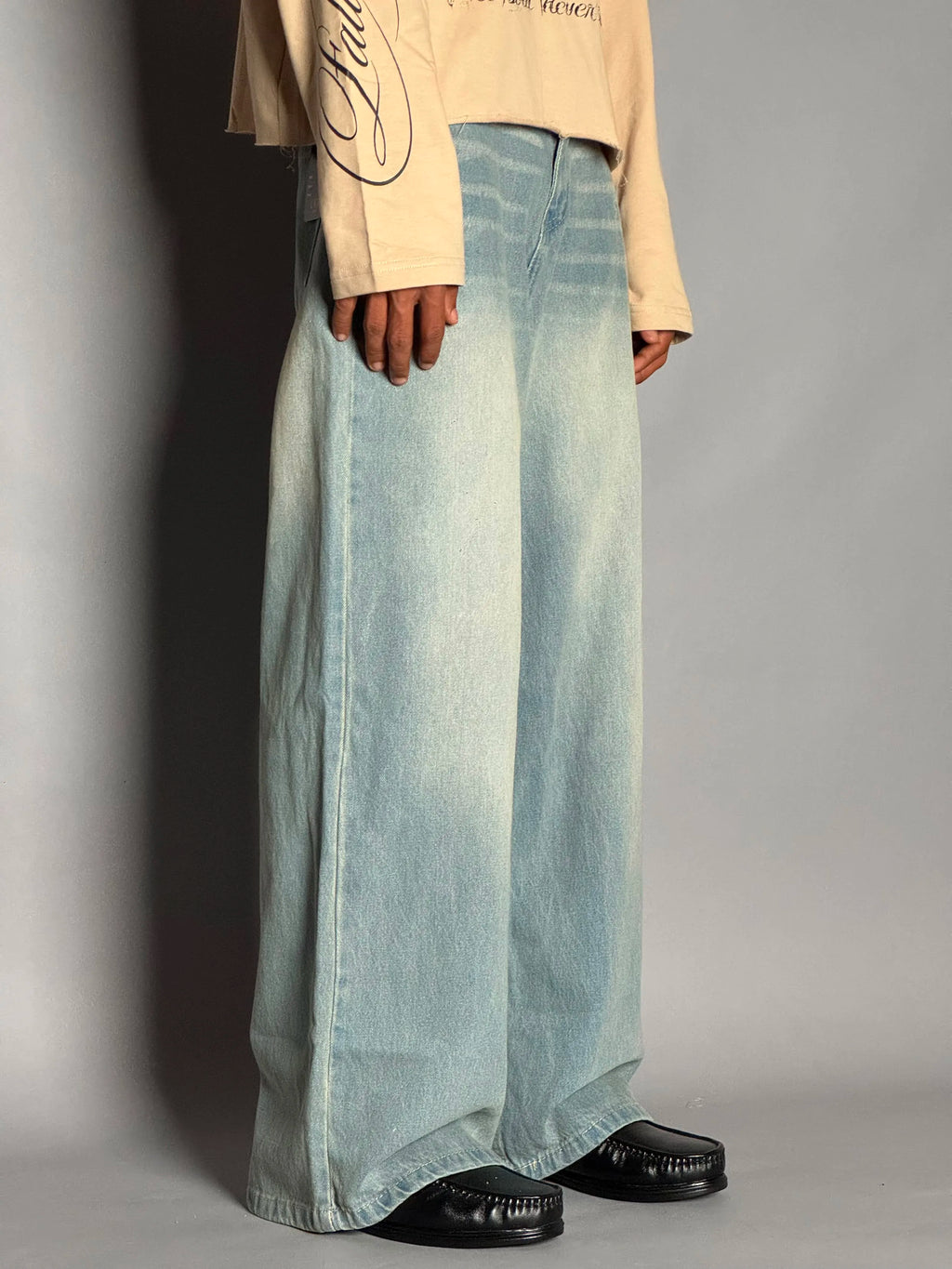 light blue vintage wash