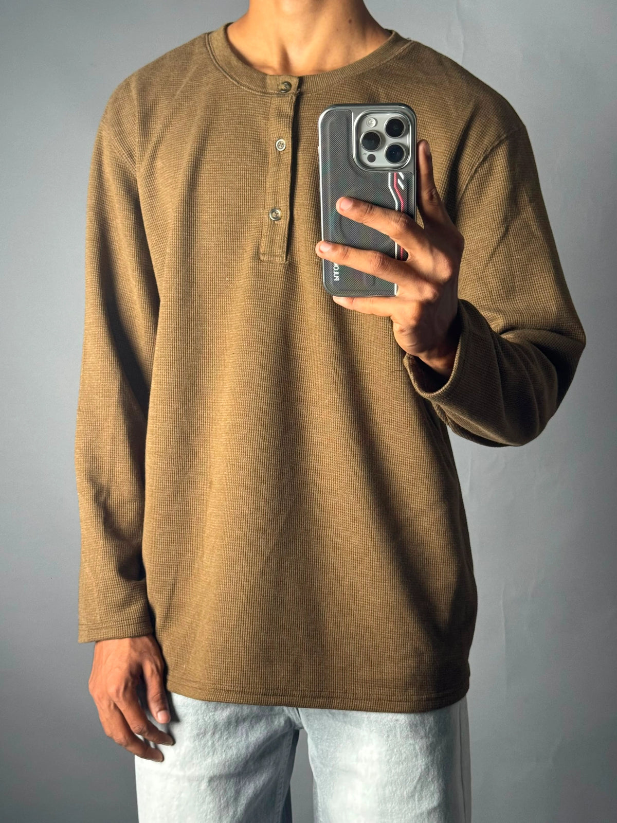 Henly brown textured