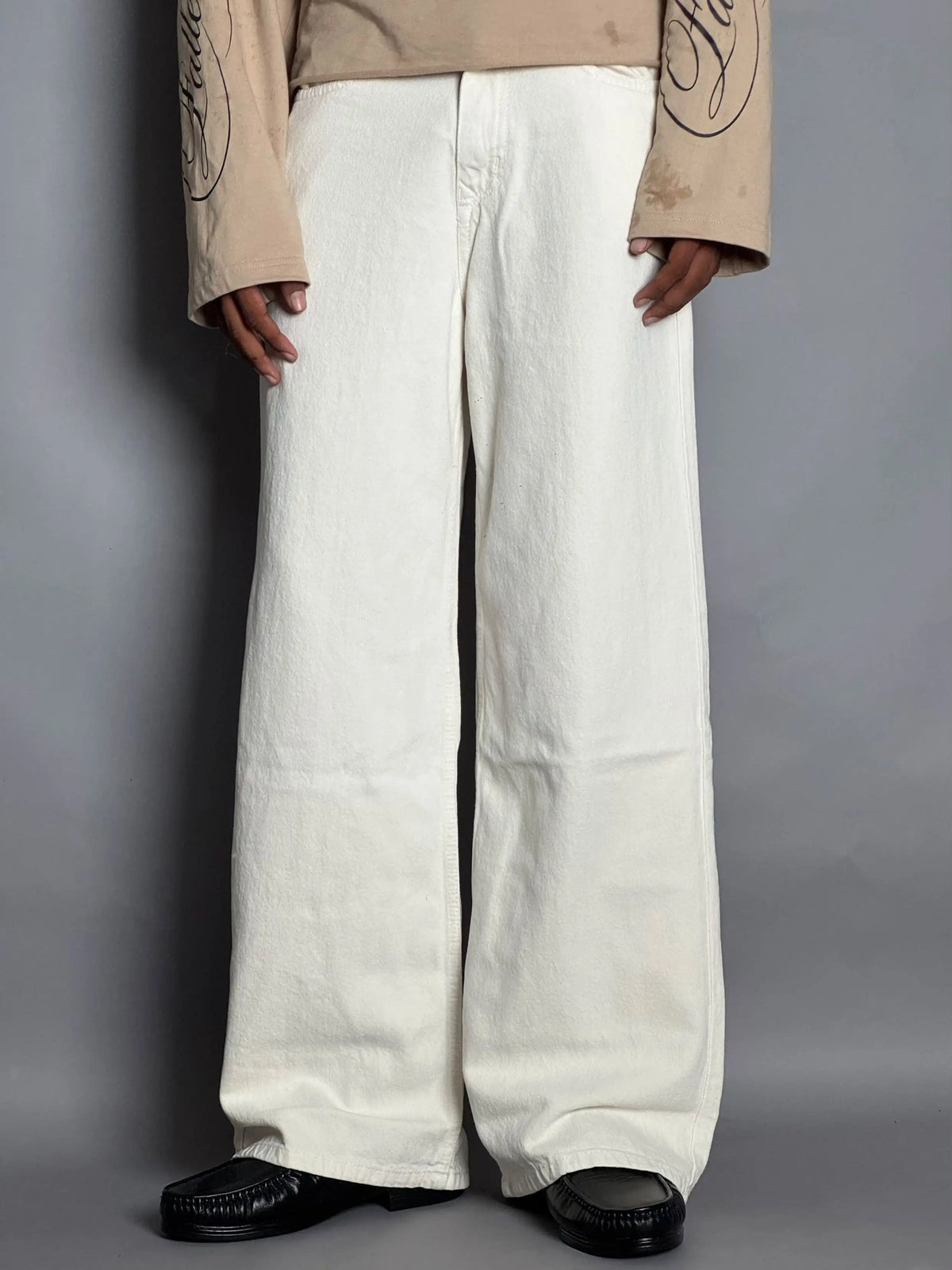 LIGHT CREAM WIDELEG