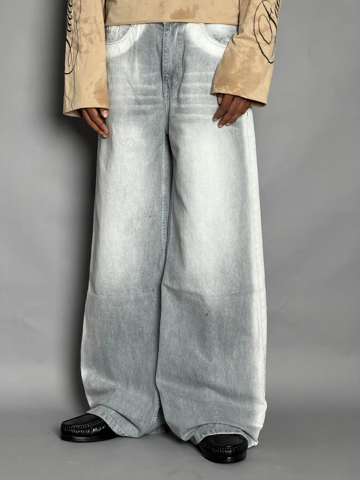 Silver Shade Wide-Leg