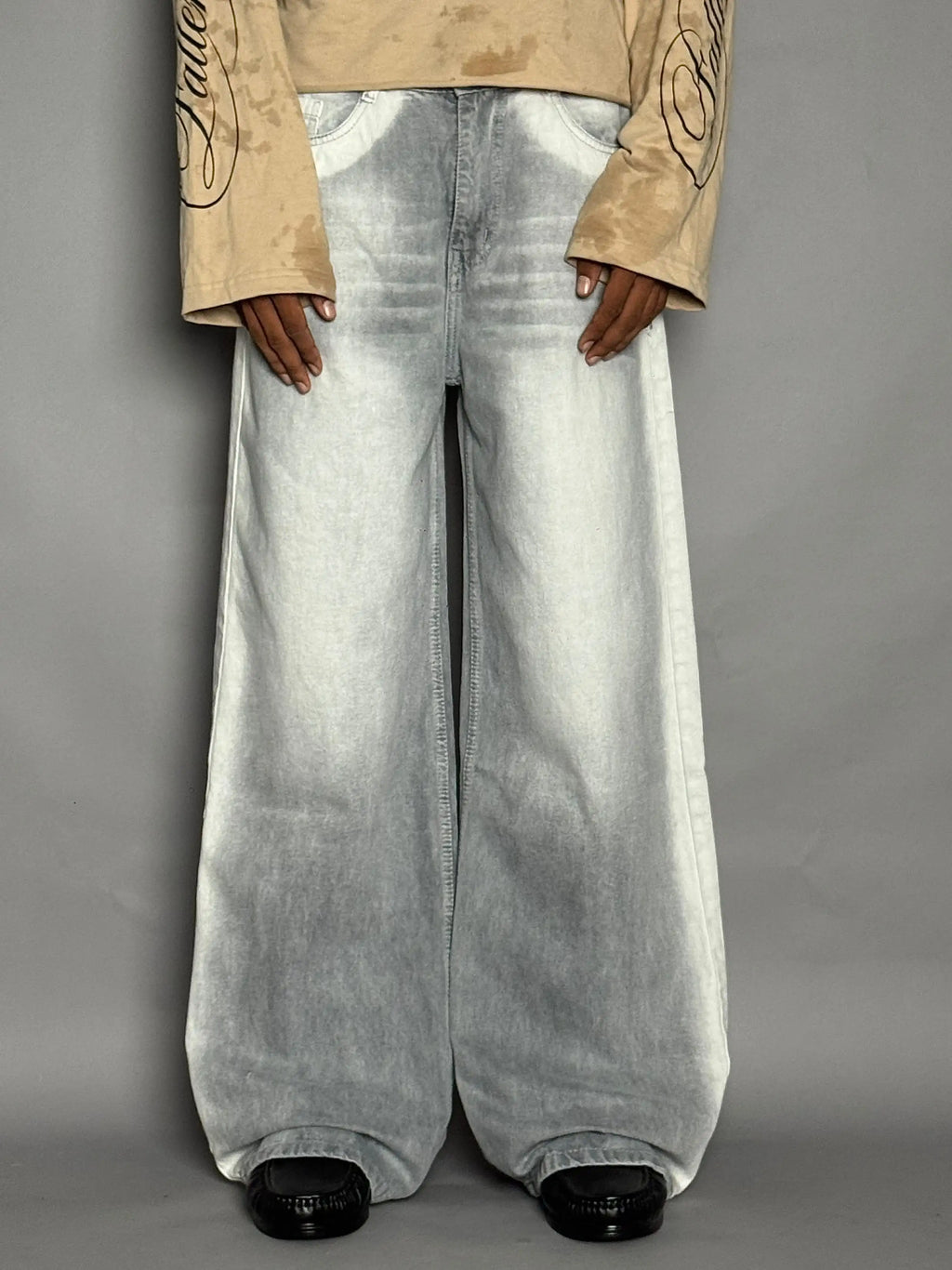 Silver Shade Wide-Leg