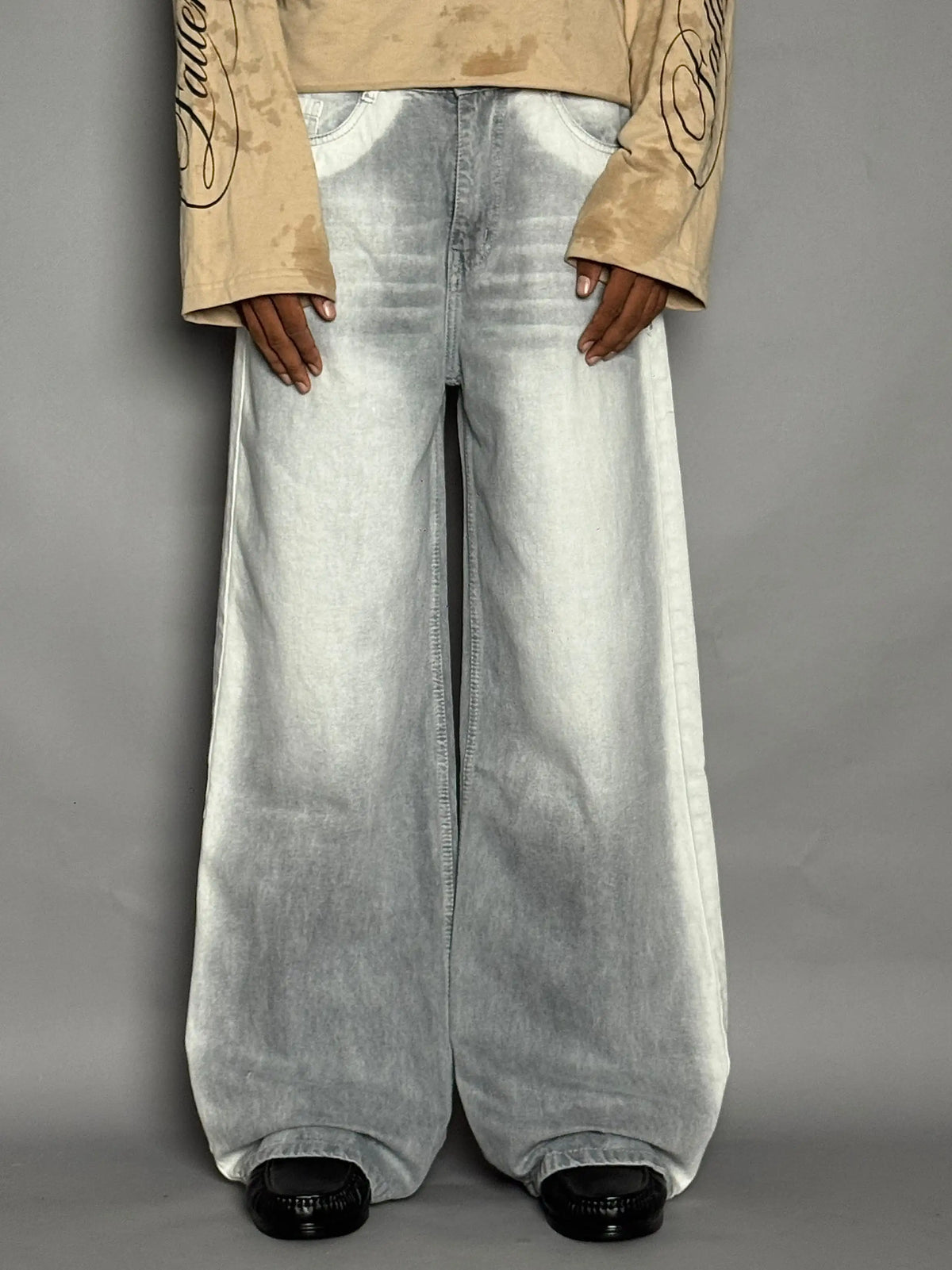 Silver Shade Wide-Leg