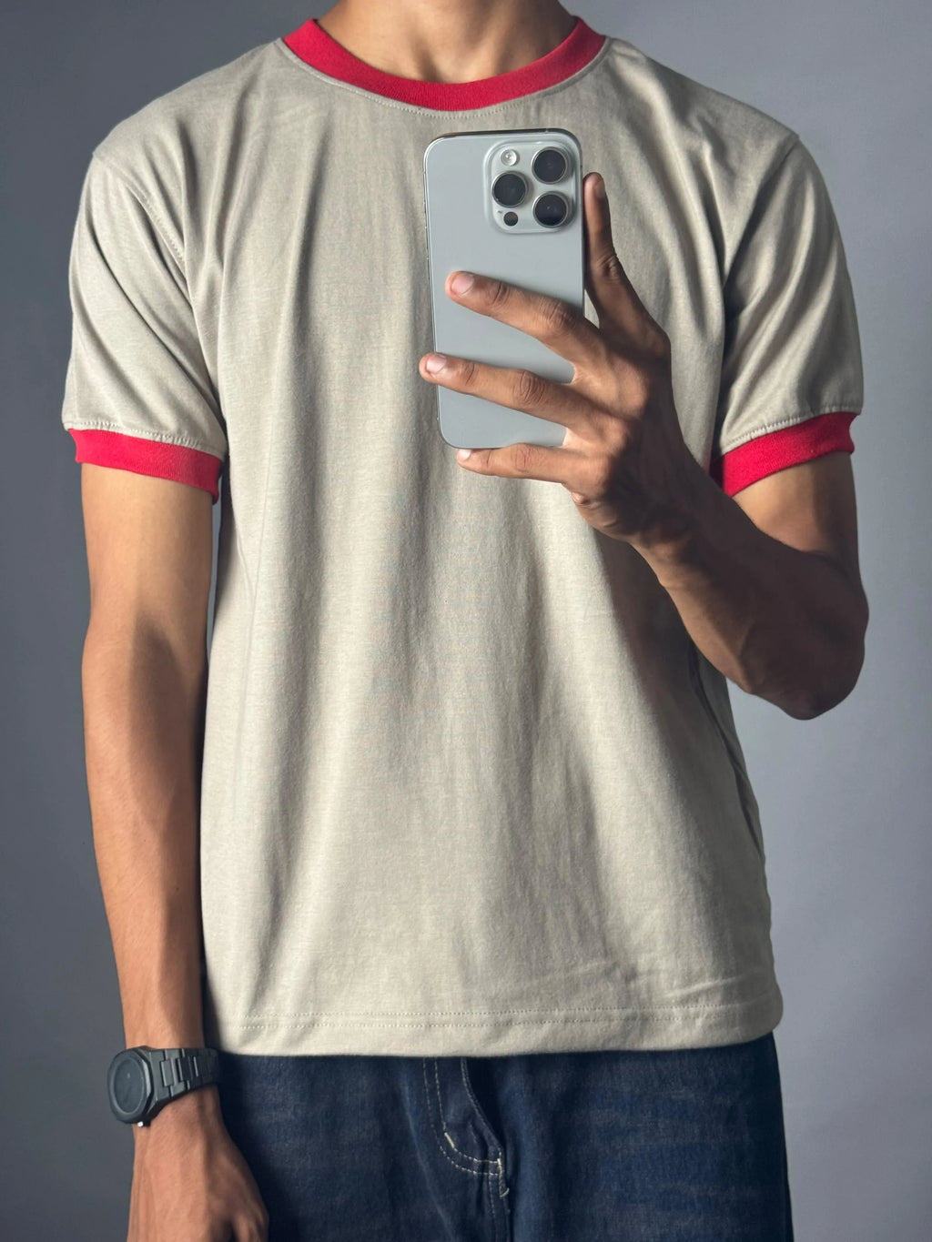 CREAM CONTRAST RINGER